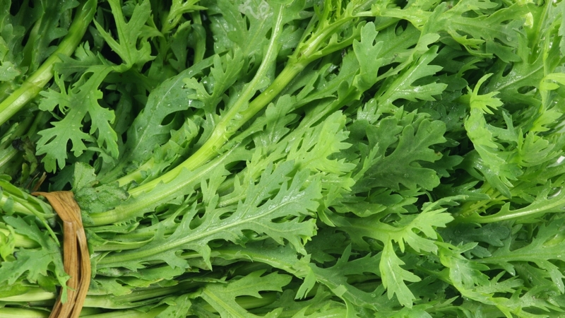 Ăn cải cúc sống cần chọn rau sạch, rửa kỹ, dùng lượng vừa phải để đảm bảo an toàn