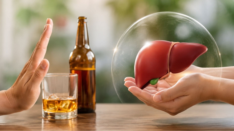 Hạn chế rượu bia giúp bạn bảo vệ sức khỏe gan
