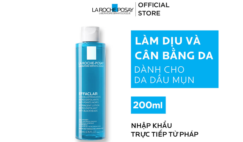 Toner dành cho da dầu mụn tốt La Roche Posay Astringent