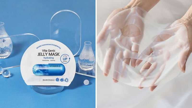 Review chi tiết mặt nạ Banobagi màu xanh Vita Genic Jelly Mask Hydrating 3