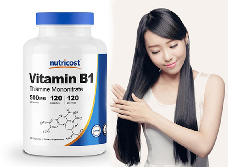 Review gội đầu bằng B1 - giúp tóc nhanh dài 2