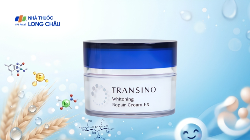 Kem dưỡng trắng và tái tạo da Transino Whitening Repair Cream EX