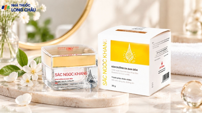 Sử dụng kem Sắc Ngọc Khang đúng cách trong chu trình chăm sóc da