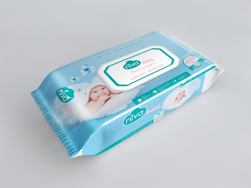 Khăn ướt cho trẻ sơ sinh Niva Baby