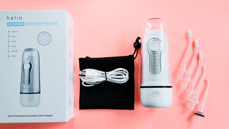Máy tăm nước Halio Professional Cordless Oral Irrigator 6 chế độ