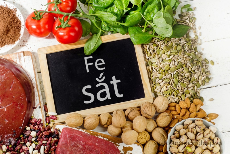 Bổ sung thực phẩm giàu sắt để khắc phục tình trạng mất máu do rong kinh