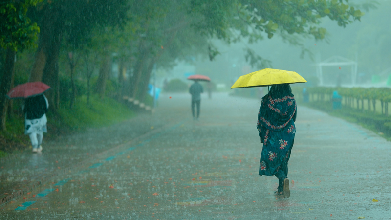 Sau khi đi mưa, trên da có thể tồn lưu bụi bẩn, dầu thừa và các tạp chất từ môi trường