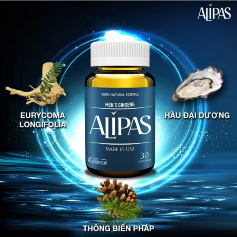 Sâm Men’s Ginseng Alipas Ecogreen cải thiện rối loạn cương dương 2