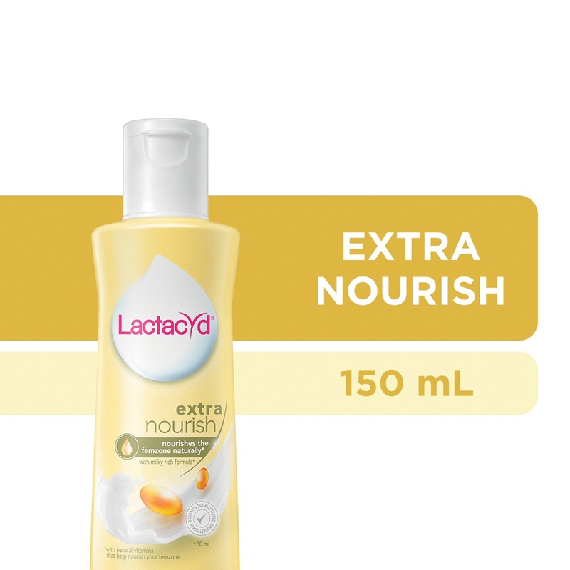 Dung dịch vệ sinh phụ nữ tốt nhất: Lactacyd Revitalize màu vàng