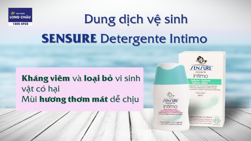 Dung dịch vệ sinh phụ nữ tốt nhất: Sensure Detergente Intimo