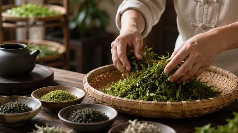 Phương pháp sao thủ công tạo hương vị trà riêng biệt