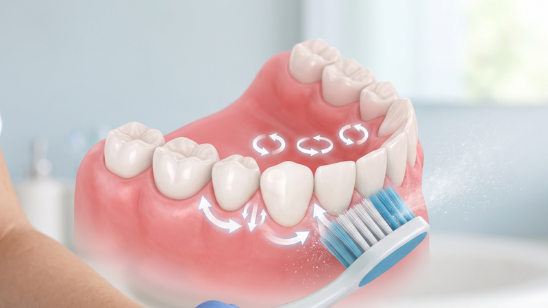 Kỹ thuật đánh răng theo phương pháp Bass được khuyến khích sau khi lấy cao răng