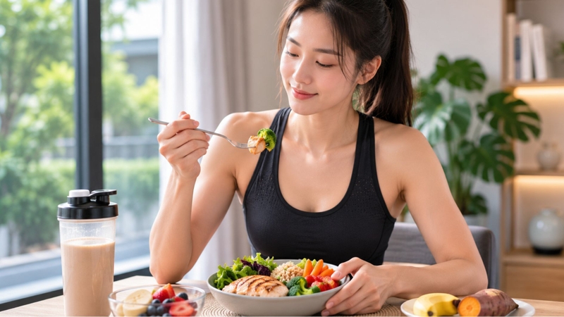 Thời điểm ăn hợp lý giúp hạn chế đầy bụng và khó tiêu sau tập
