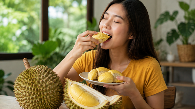 Sầu riêng là loại trái cây cung cấp năng lượng tương đối cao