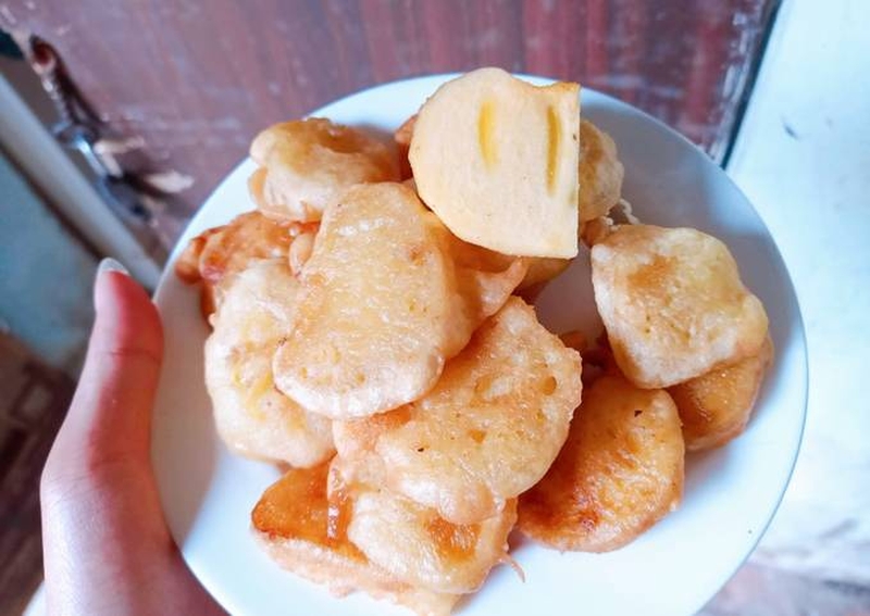 Cách làm bánh hồng chiên