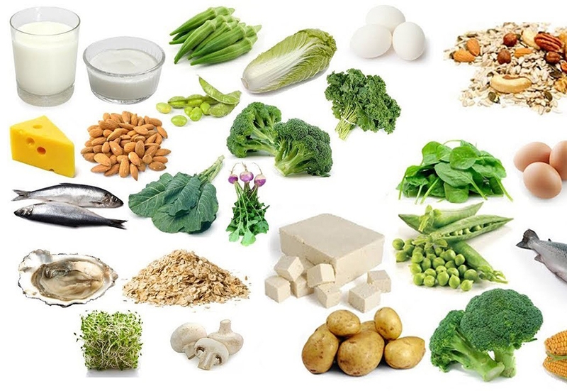 Thực phẩm giàu canxi cho mẹ sau sinh