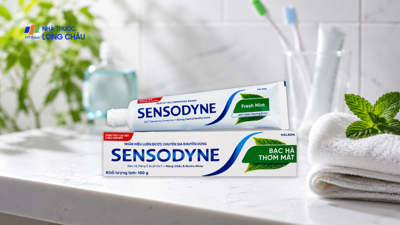 Kem đánh răng Sensodyne Fresh Mint
