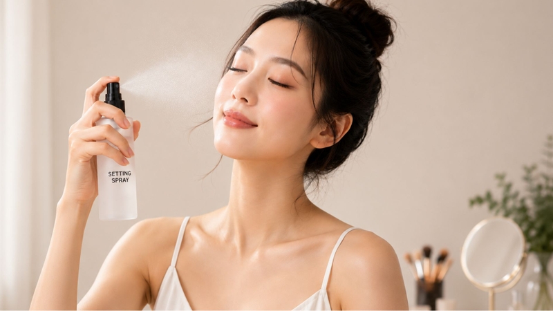 Setting spray là gì? Sản phẩm giúp cố định lớp trang điểm bền đẹp lâu hơn