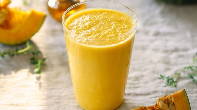 Sinh tố bí đỏ béo ngậy tốt cho sức khỏe cả nhà 3