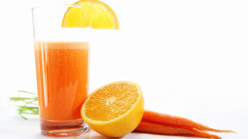 Sinh tố cam cà rốt bổ sung vitamin giúp tăng sức đề kháng 4