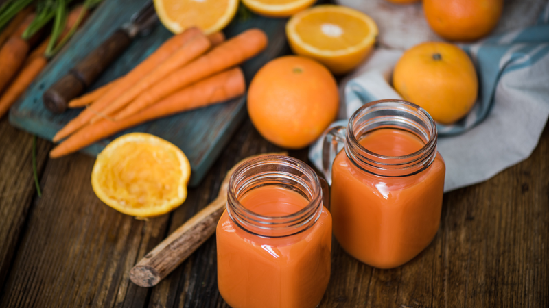 Sinh tố cam cà rốt bổ sung vitamin giúp tăng sức đề kháng 1