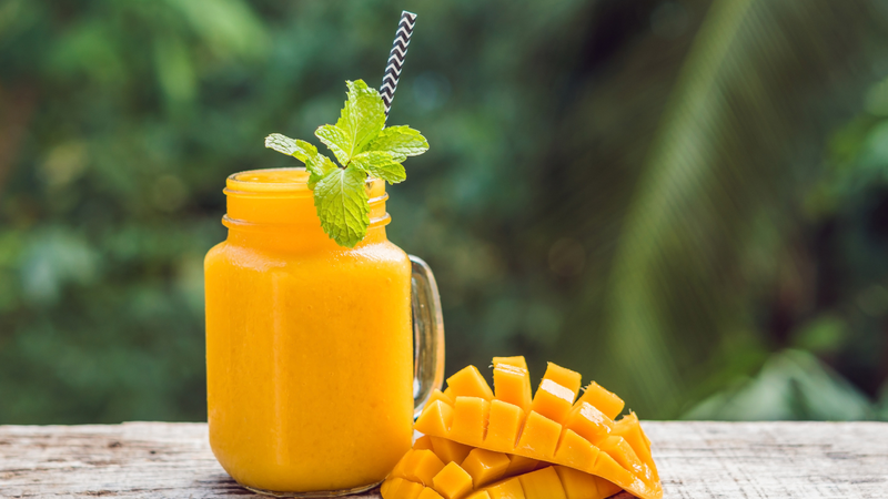 Sinh tố cam xoài mát lạnh giải nhiệt mùa hè 2