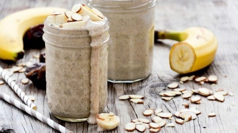 sinh tố lúa mạch kết hợp chuối 3