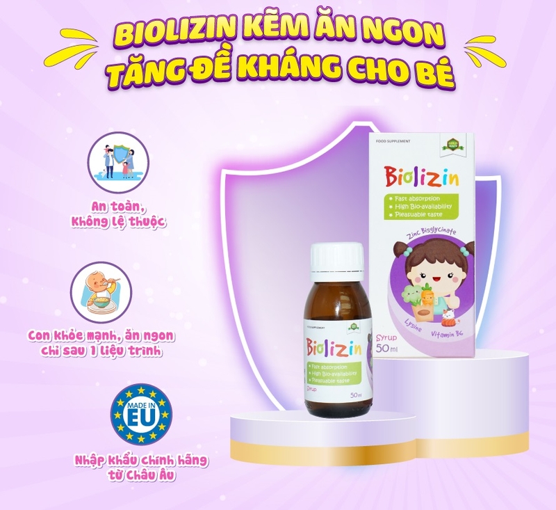 Siro Biolizin có tác dụng gì? Khi nào nên sử dụng? 1