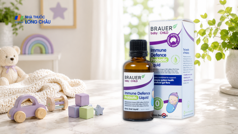 Brauer Baby & Child Immune Defence Probiotic Liquid