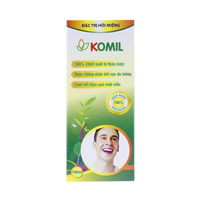 Đánh bay hơi thở "nặng mùi" với siro Komil 4
