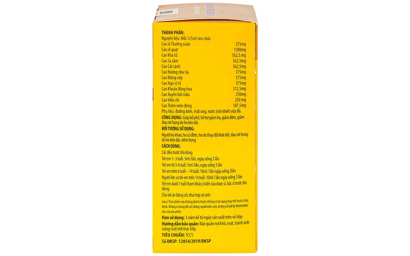 Siro Nhuận Phế Hoàng Kingphar - sản phẩm khuyên dùng giúp bổ phế, giảm ho 3