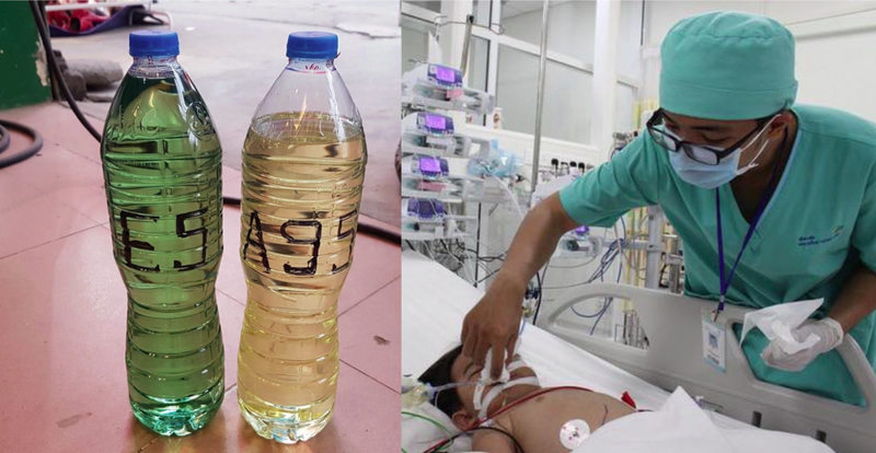 Sơ cứu khi uống nhầm xăng đúng cách 2