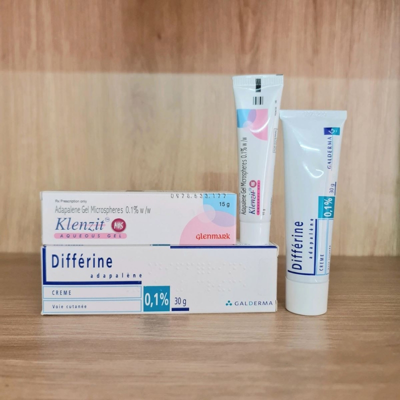 Klenzit MS và Differin là những sản phẩm trị mụn được nhiều người tin dùng hiện nay