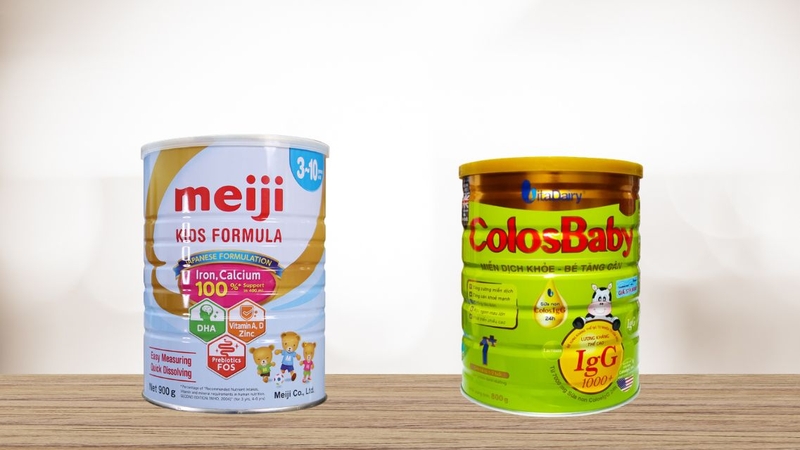 Trước khi chọn sữa cho con, so sánh sữa Meiji và Colosbaby là cần thiết