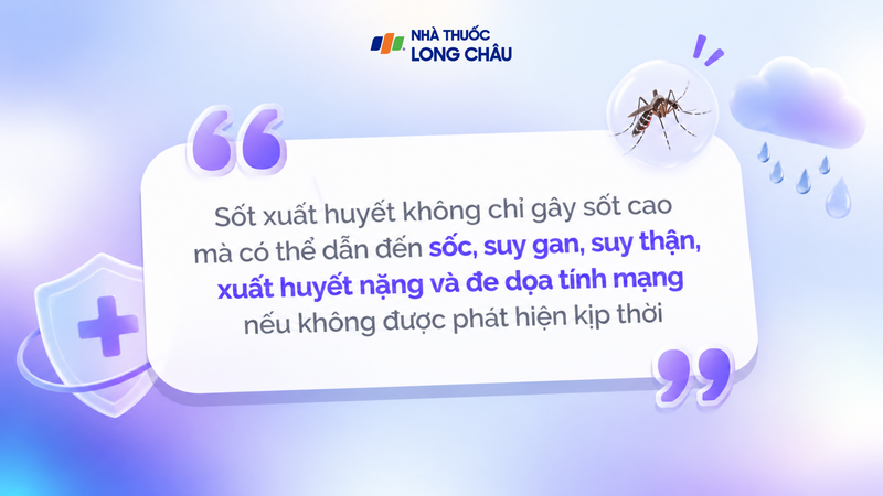 Sốt xuất huyết khi trở nặng rất nguy hiểm
