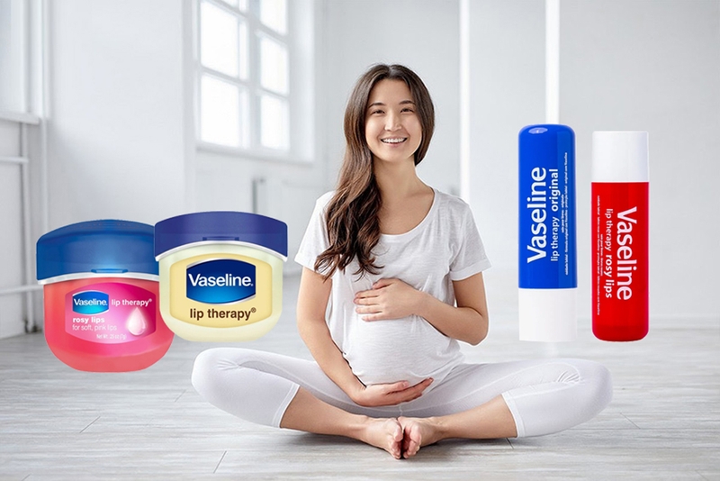 Son dưỡng Vaseline bầu dùng được không?