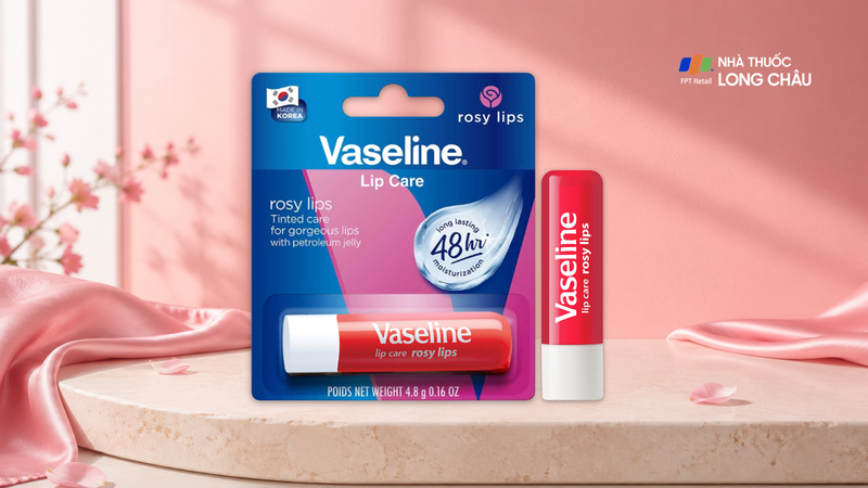 Sáp dưỡng môi Vaseline Rosy Lips Hồng Xinh
