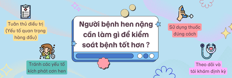 Vai trò của người bệnh vẫn là yếu tố then chốt quyết định hiệu quả kiểm soát hen
