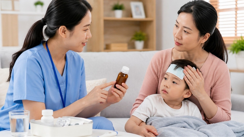 Thuốc hạ sốt cần sử dụng đúng theo hướng dẫn của nhân viên y tế