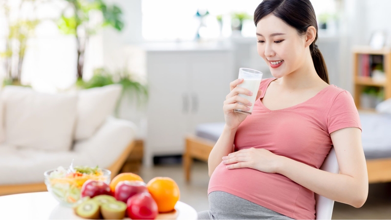 Bổ sung đầy đủ dưỡng chất giúp mẹ khỏe mạnh và hỗ trợ thai nhi phát triển