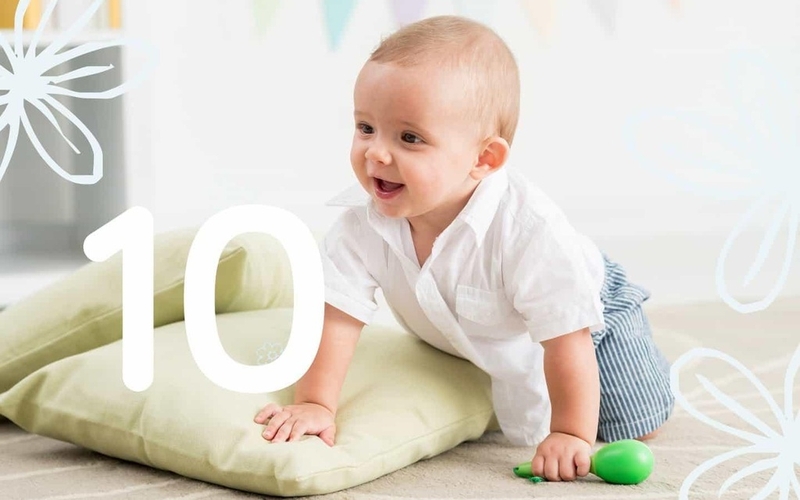 Sự phát triển của trẻ 10 tháng tuổi như thế nào? Trẻ 10 tháng ăn gì để tăng cân? 1