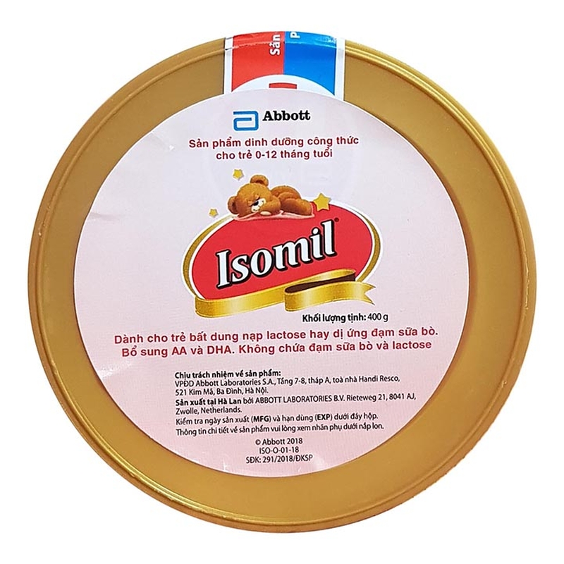 Sữa Abbott cho trẻ 0-12 tháng Similac Isomil 400g: Top sữa thuỷ phân cho trẻ dị ứng đạm bò 03