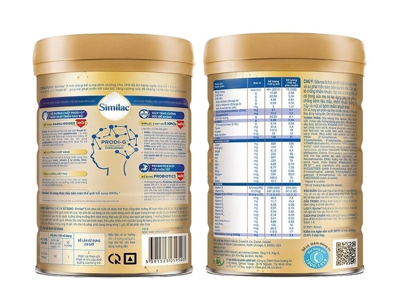 Sữa Abbott cho trẻ 6-12 tháng Similac 2 mới (Prodi-G và 5 HMOS) 400G 2