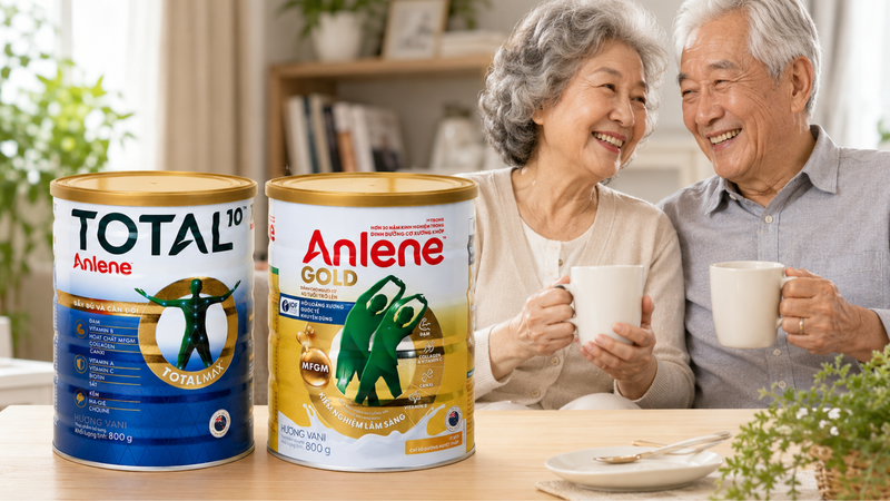 Sữa Anlene cho người trên 60 tuổi giúp hỗ trợ sức khỏe xương khớp