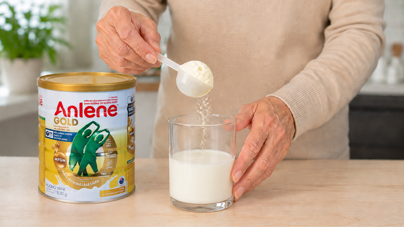 Để sữa Anlene phát huy hiệu quả, cần sử dụng đúng hướng dẫn