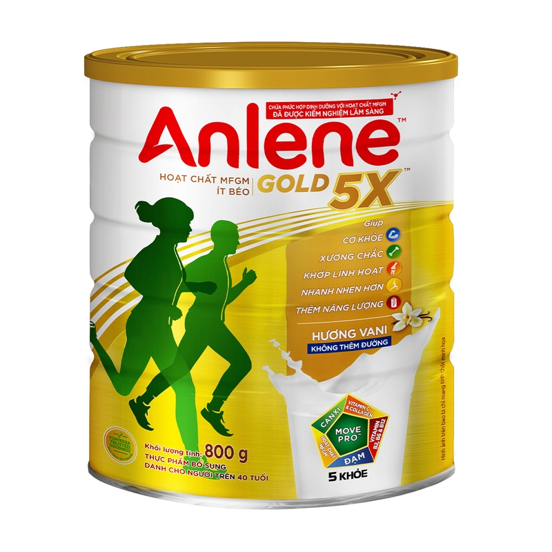 Sữa Anlene Gold 5X hương vani - Bí kíp bảo vệ sức khỏe xương cho người trung niên 1