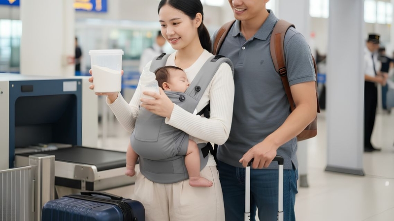 Sữa đã pha cần được bảo quản và sử dụng đúng cách trong hành trình
