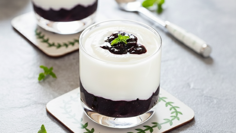 Sữa chua nếp cẩm là món ăn vặt được nhiều người yêu thích
