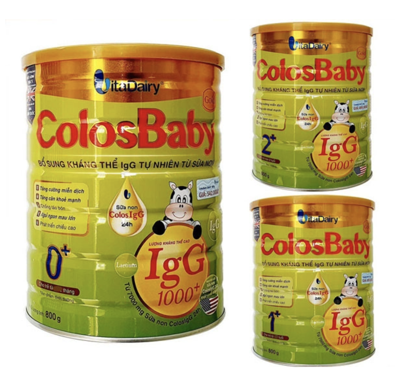 Sữa bột Colosbaby được chia thành nhiều loại để đáp ứng nhu cầu dinh dưỡng của nhiều lứa tuổi khác nhau