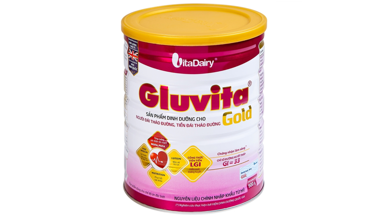 Gluvita Gold Vitadairy là sữa cho người tiểu đường